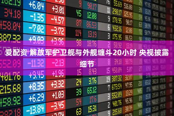 爱配资 解放军护卫舰与外舰缠斗20小时 央视披露细节